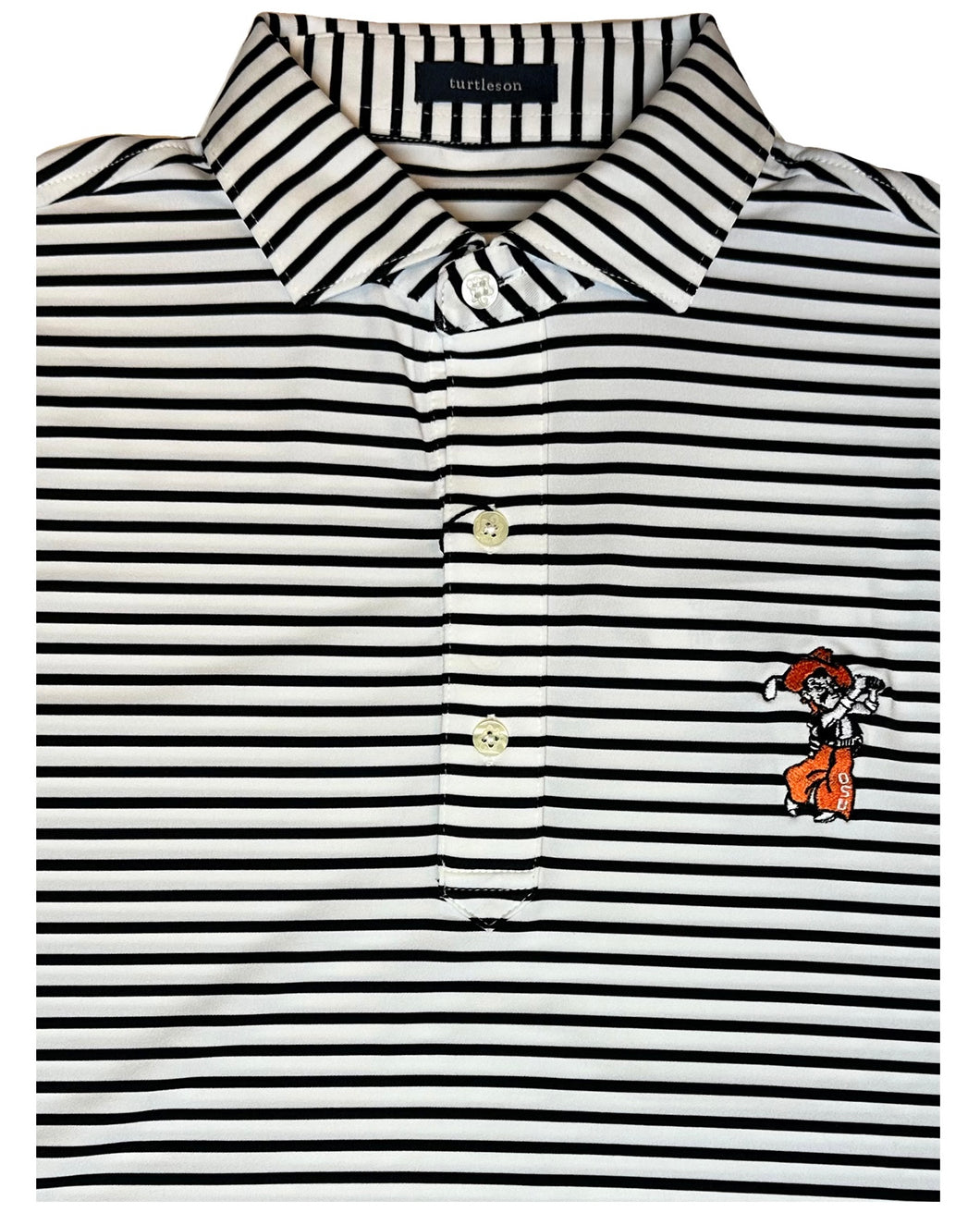 Turtleson Gus Stripe Performance Polo