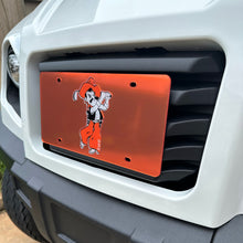 Load image into Gallery viewer, Wincraft Swinging Pete License Plate Metallic Orange
