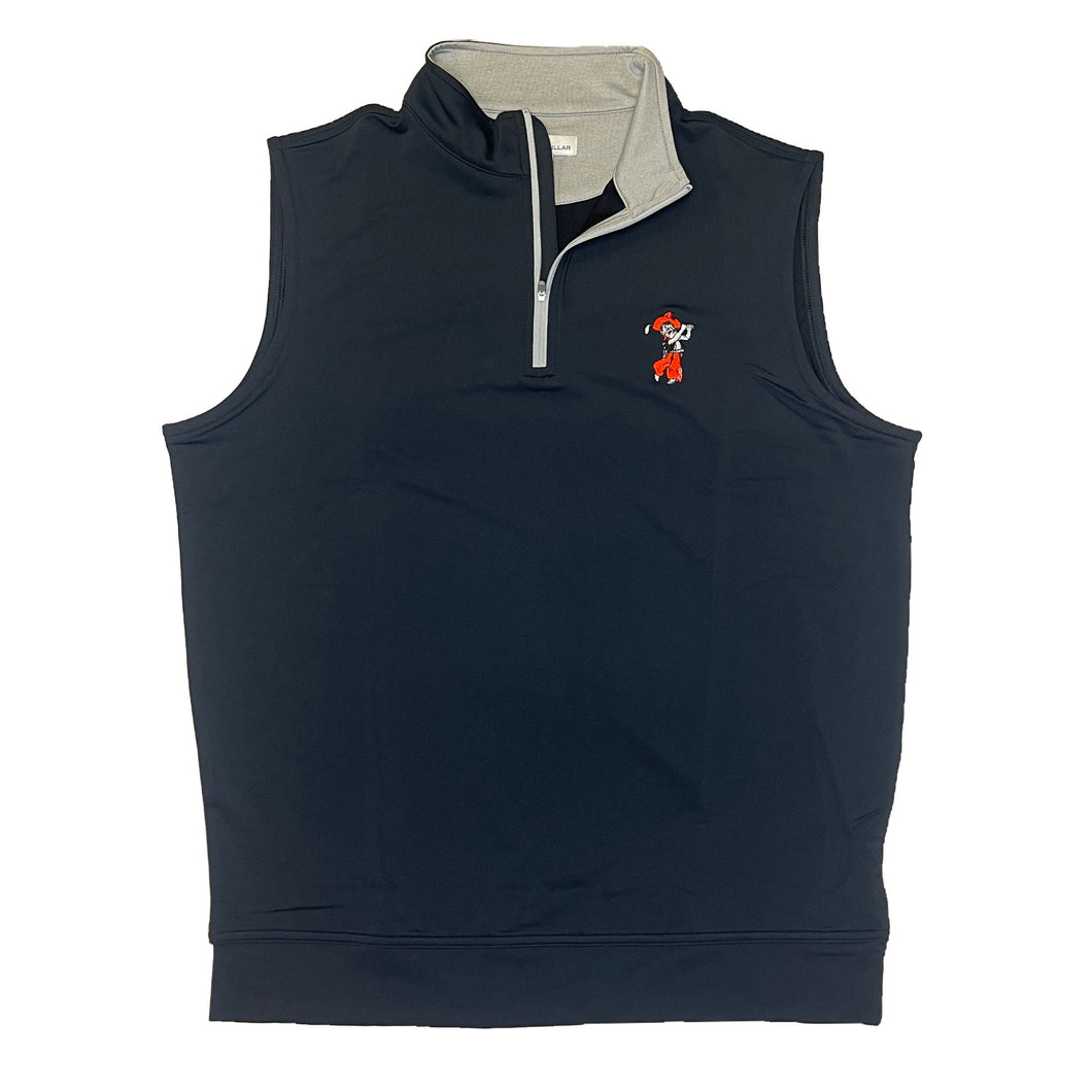 Peter Millar Galway Stretch Loop Terry Quarter-Zip Vest