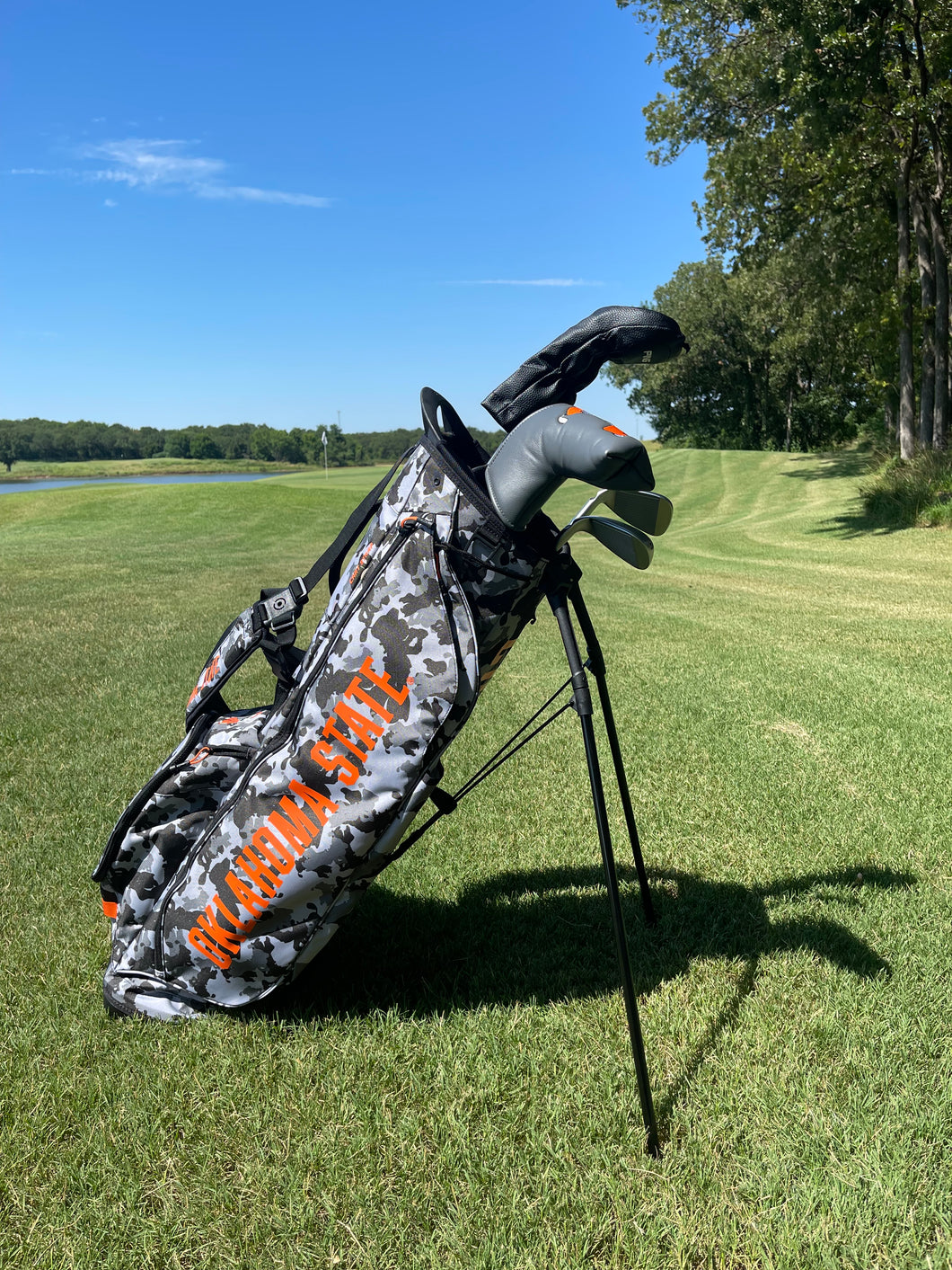 Ping Hoofer Lite Swinging Pete Camo Pattern Golf Bag-Grey