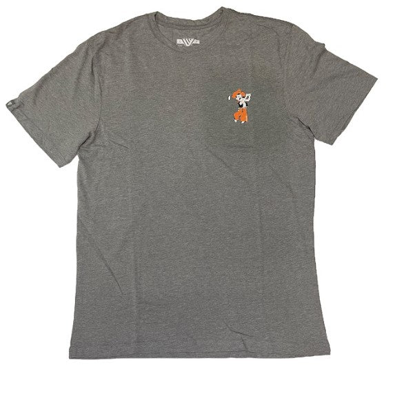 Levelwear Cowboys Flag T-Shirt Gray